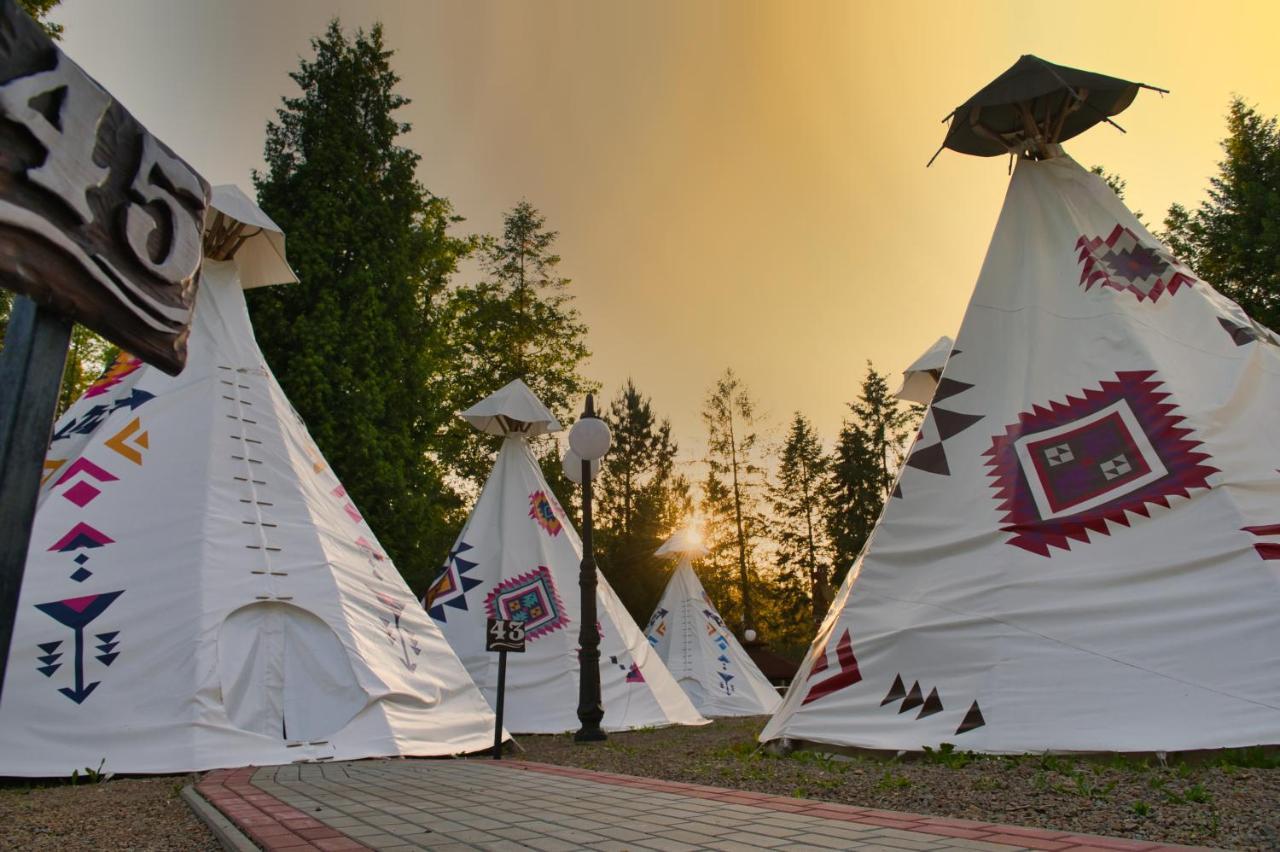 Wioska Indianska River Park Zator Eksteriør bilde
