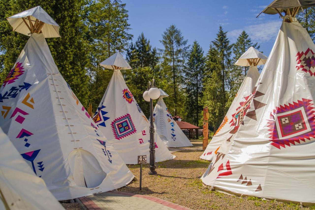 Wioska Indianska River Park Zator Eksteriør bilde